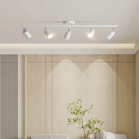 Projecteur d'allée de salon multi-têtes simple personnalisé iorn rotatif chambre couloir vestiaire LED spots
