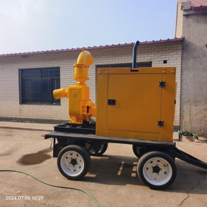 Camion pompe mobile de lutte contre les inondations à moteur, grande capacité, auto-amorçante, pour drainage d'urgence et irrigation, résistante à la sécheresse - Product Image 2