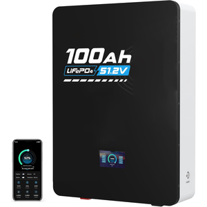 แบตเตอรี่ลิเธียมไอออนแบบติดผนัง US Stock Powerwall 10kWh 51.2V 200Ah พร้อมระบบควบคุม BMS มาตรฐาน UL9540 สำหรับเครื่องใช้ไฟฟ้าภายในบ้าน HED-power - Product Image 1