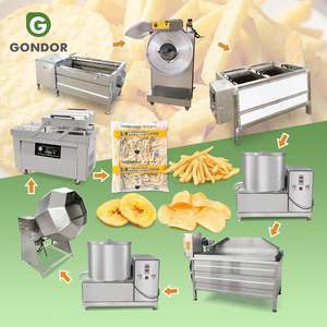 Línea de Producción de Papas Fritas Congeladas, Planta de Procesamiento de Papas Fritas, Máquina para Hacer Papas Fritas - Product Image 1
