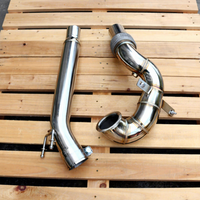 Nouveau Downpipe à haut débit en acier inoxydable Fupower pour VW Golf 8 GTI/Cupra Leon/Skoda Octavia VRS 2.0TSI EA888 2021 JSH 100% testé