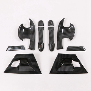 WZXD Carbon Fiber Exterior <b>Doors</b> Bowl Cover <b>Trim</b> Outside Decoration Accessories for C-HR for CHR 2017 2018 - Product Image 4