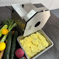 Huishoudelijke commerciële automatische restaurant elektrische groentesnijder/snijmachine appel ui fruit groentehakker/snijder