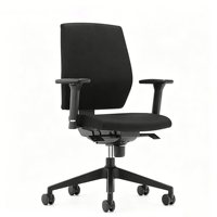 Chaise de bureau ergonomique moderne avec soutien lombaire élastique adaptatif et assise écologique pour bureau d'ordinateur