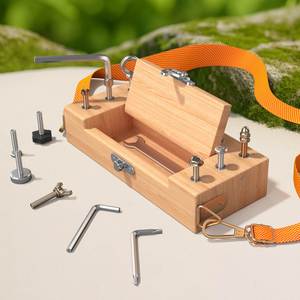 Jouet STEM pour développer la motricité fine, jouet sensoriel préscolaire, cadeaux pour enfants, garçons et filles, coffret de tournevis Montessori - Product Image 5