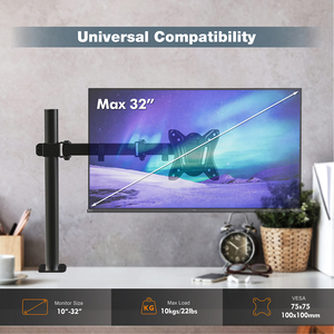 Nuevo Soporte de Monitor Ajustable de Aluminio con Brazo Giratorio de 180 Grados y Rotación de 360 Grados, Soporte de Monitor Ajustable con Montaje de 100*100 mm - Product Image 4