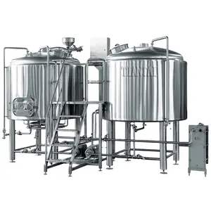 工厂顶级工业啤酒厂30BBL 3500L啤酒厂啤酒酿造设备，用于工艺啤酒厂