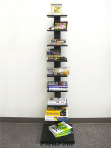 Modern Sapien 10 Tiers Floor Standing Metal Book Stand - Product Image 4