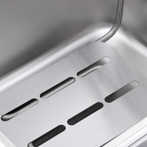 Friteuse électrique automatique en acier inoxydable de qualité commerciale, 2500W, avec contrôle de température - Product Image 6