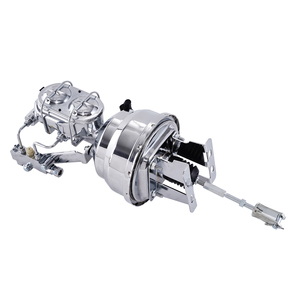 Chrome 8 "điện kép phanh Booster Kit với 1" khoan chủ xi lanh kết hợp Side mount cho 1965-68 kích thước đầy đủ Chevy B cơ thể Impala - Product Image 2