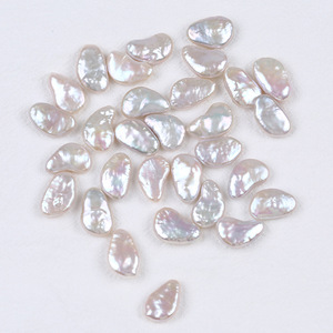 Perlas de Agua Dulce Naturales en Forma de Anacardo, Blancas, Barrocas de Zhuji, Cuentas Sueltas para Joyería DIY, Materiales al por Mayor - Product Image 4