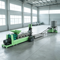 Granulateurs automatiques à une seule étape pour PET, PVC, PP, PE, HDPE, mini-machine de fabrication de granulés plastiques, extrudeuse plastique