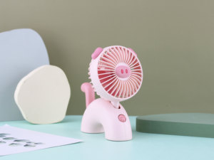 Cầm tay có thể sạc lại USB sinh viên nhỏ ký túc xá Dễ thương Máy tính để bàn Panda Pig hình dạng phim hoạt hình <span class=keywords><strong>Mini</strong></span> <span class=keywords><strong>Fan</strong></span> - Product Image 4