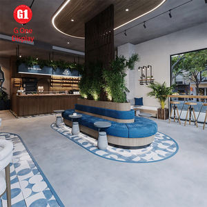 ชั้นวางสินค้าเบเกอรี่แบบกำหนดเองทันสมัย เฟอร์นิเจอร์ร้านเบเกอรี่ ตู้โชว์ขนมปังและขนมอบพร้อมไฟ LED - Product Image 4