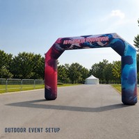 Arche publicitaire gonflable pour les campagnes marketing, arche d'entrée pour les festivals, pour la publicité et la promotion de la marque lors d'événements