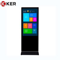 Kiosco Digital de Pie con Pantalla Táctil LCD de 55 Pulgadas, con Wifi y Software CMS
