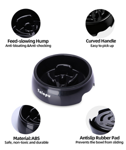 Wholesale Plastic <strong>Rounded</strong> Slow Feeder Pet <strong>Bowl</strong> with Spiral Pattern Food Grade &amp; Eco-Friendly for <strong>Dogs</strong> &amp; Cats - Product Image 5