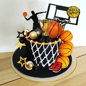 <b>Cake</b> Decorators 32pcs football <b>cake</b> toppers <b>set</b> and 28pcs of basketball <b>set</b> <b>cake</b> <b>stand</b> with balls - Product Image 2