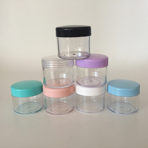 Rỗng 5G 10G 15G 20G Nhựa Jar Container Với Đa Màu Bìa Cap Nắp Cho Mỹ Phẩm Long Lanh Bột Lip Balm Nồi - Product Image 4