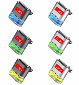 Vendita calda di lusso personalizzato presa d'aria Clip Mini <span class=keywords><strong>auto</strong></span> diffusore di profumo con profumo vuota bottiglia di profumo in metallo deodorante per <span class=keywords><strong>auto</strong></span> di lusso - Product Image 4