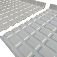 Système de culture hydroponique d'intérieur OEM plateau hydroponique à flux de reflux ABS durable coupe personnalisée