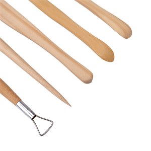 Fornitura artistica <span class=keywords><strong>5</strong></span> pezzi strumenti per scolpire ceramiche in argilla a mano - Product Image 2