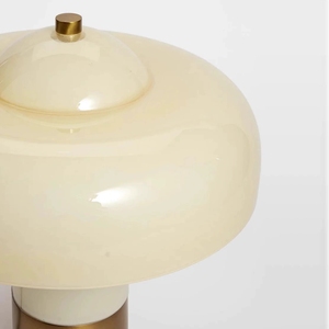 Lampada da Tavolo Semplice in Vetro, Lampada da Comodino per Camera da Letto, Stile Vintage di Design, per Soggiorno, Stanza dei Bambini, Lampada da Scrivania a Forma di Fungo - Product Image 5