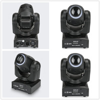 Lumière de tête mobile LED 30W 60W pour DJ et scène, projection de gobos RVB avec DMX512, contrôle du son et modes automatiques pour les spectacles de fête et de club