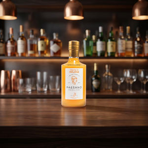 Liqueur crémeuse au melon cantaloup italien Paesano 250ml, bouteille en verre orange avec 17% d'alcool pour des boissons rafraîchissantes - Product Image 3