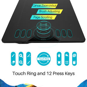 Huion <span class=keywords><strong>HS610</strong></span> tablette de dessin numérique portable 10*6.25 pouces zone de travail pour la conception d'autres accessoires informatiques - Product Image 4