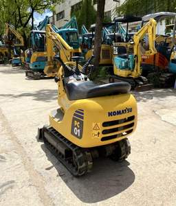Mini-excavatrice sur chenilles Komatsu PC01 d'occasion, 0,1 tonne, composants hydrauliques japonais, pompe à engrenages Kawasaki, testée et inspectée, à vendre - Product Image 4