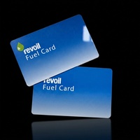 Individuell Bedruckte 13,56 MHz Social Media Bewertungen RFID-Karte Kraftstoffkarte NFC-Chip PVC Geschenkkarte