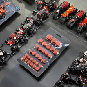 Parti Decorative in Lega di Alluminio per Sistemi di Carrozzeria Moto, Copridadi Cromati, Set di Viti per Modifica Motore, Accessori - Product Image 3