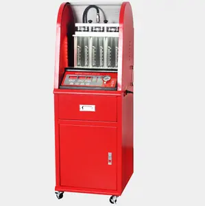 Professional 6 Cylinders Ultrasonic Injector Systems Cleaning Machine Fuel Injector Cleaner And Tester