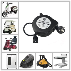 Rouleau de câble enrouleur de fil électrique <span class=keywords><strong>mural</strong></span> rétractable avec câble de 3.5m pour le chargement de vélo électrique - Product Image 2