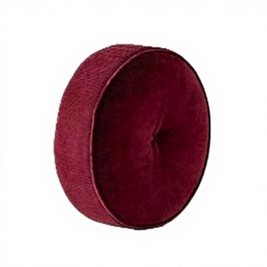Coussin rond moderne en velours de luxe, coussin décoratif circulaire pour canapé, lit et assise au sol, coussin en forme de disque - Product Image 1