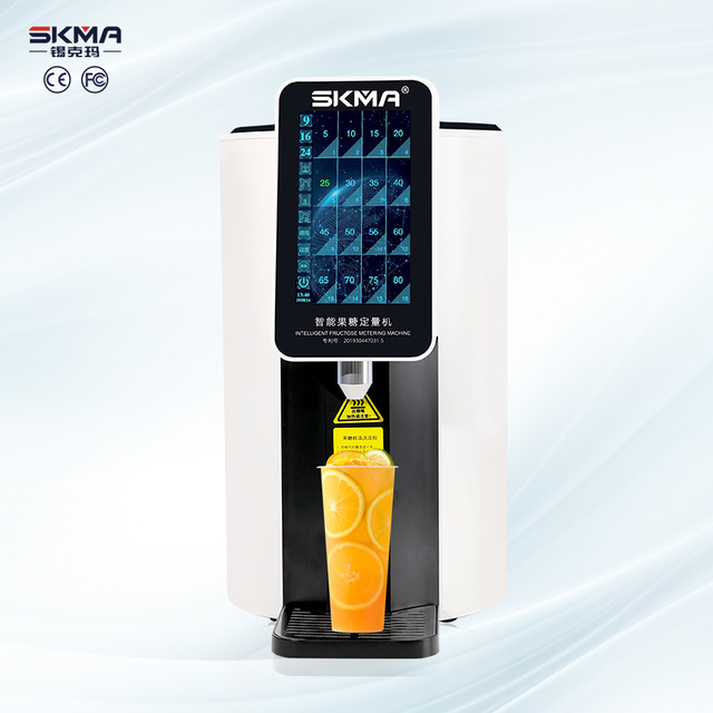 SKMA Automatic Syrup Dispenser Machine 110V / 220V Commercial Milk Tea / Coffee Shop Quantitative Fructose Machine