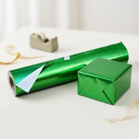 Geprägtes Logo Bedrucktes Kraftpapier Laminiert mit Folienrückseite für Weihnachtsgeschenkbox-Dekoration Papierschnitt