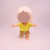 Costume unisexe en acrylique à manches courtes pour poupée, accessoires exquis, vêtements mignons, déguisement sur le thème de la nature animale, Noël, 14 ans