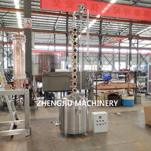 Equipo de destilería de cobre de 200 litros, destilador Moonshine, destilador eléctrico de Alcohol - Product Image 6