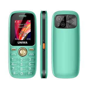 ECON U36A功能手机1.77英寸显示屏双sim卡双待机大电池，带时尚键盘GSM蜂窝手机