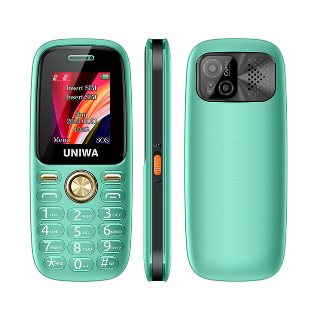 ECON U36A Feature Phone 1.77-Inch Display Dual SIM Card Dual Standby Big Battery with Fashion Keypad GSM Cellular Mobile Phone