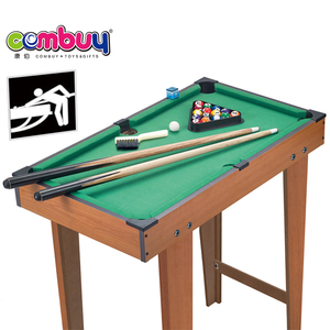 Table de billard en bois pour jeu de billard de table d'intérieur, avec balles et accessoires - Product Image 3