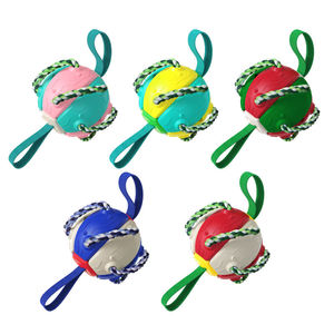 New Design Tough Interactive Rope Aggressive Chewers <b>Dog</b> Bouncing <b>Ball</b> <b>Dog</b> Chew Toys, <b>Dog</b> <b>Ball</b> - Product Image 1