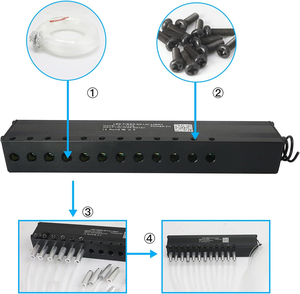 Kit d'éclairage à fibre optique à effet météore pour <span class=keywords><strong>voiture</strong></span>/cinéma maison Kit d'éclairage à fibre optique pour étoiles filantes au plafond - Product Image 3