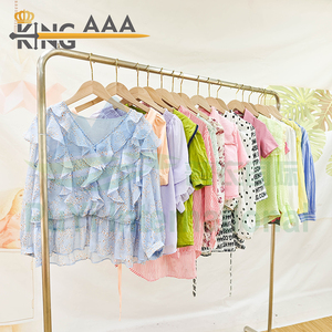 Venta al por mayor de blusas para mujer, ropa usada variada para mujer, camisas elegantes para mujer, ropa usada de verano, ropa de balas de segunda mano - Product Image 2