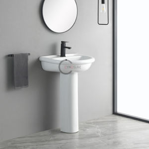 Lavabo colonne durable et épaissi pour les lieux publics à fort trafic - Product Image 2