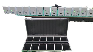 <span class=keywords><strong>2025</strong></span> mới hengyu10pcs với phí trường hợp ánh sáng sân khấu 6*18W <span class=keywords><strong>Led</strong></span> mệnh rgbwa UV 6in1 không dây DMX pin Powered <span class=keywords><strong>LED</strong></span> uplights - Product Image 4