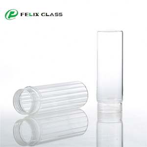 Abat-jour en verre borosilicate 3.3 transparent, fait main, industriel, OEM, écologique, personnalisé, avec filetage G9 E27, pour intérieur - Product Image 1