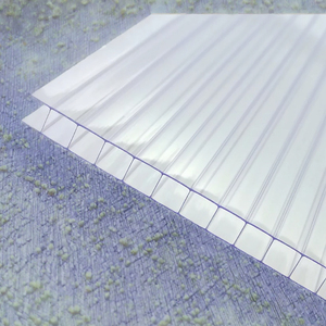 Multiwall <span class=keywords><strong>Polycarbonate</strong></span> 14 Tấm 4mm 6mm 8mm đôi tường uv-proof tấm cho nhà kính hiện đại tấm mặt trời & PC tấm dập nổi - Product Image 3